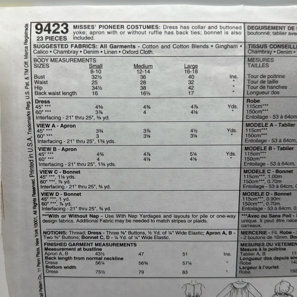 McCall’s mccall costumes